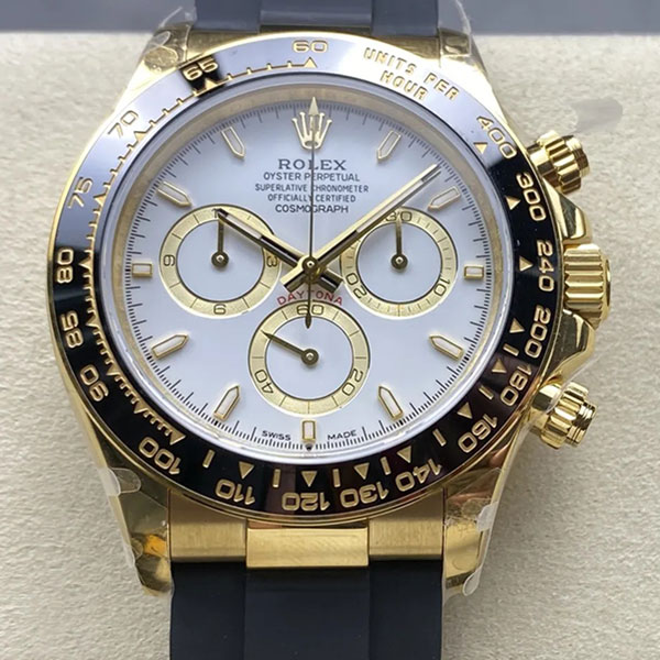 【QF製】ロレックスデイトナコピー M126518LN-0002、加重版、ホワイト 爆売れ品